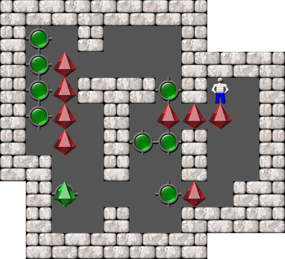 Sokoban Bugs collection 3 level 61